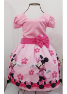 VESTIDO MINNIE ROSA TAM. G E GG